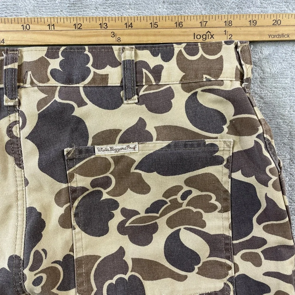 Vintage Walls Blizzard Pruf Pants Mens 38 Insulated Duck Camo Thinsulate USA